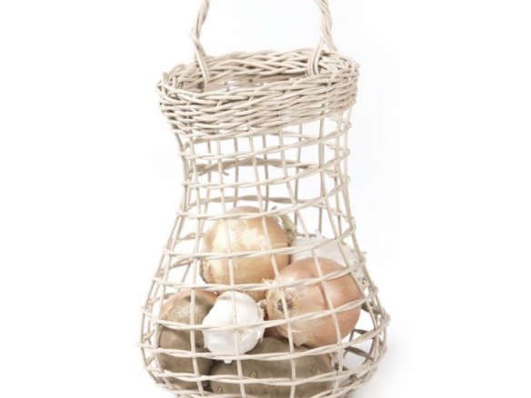 A Stylish Root Basket for the Pantry or Garden Shed