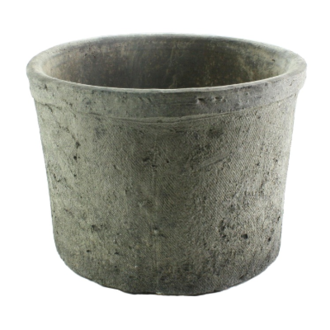 Rustic Terra Cotta Cylinder Pot