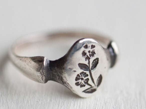 Silver Chickweed Ring