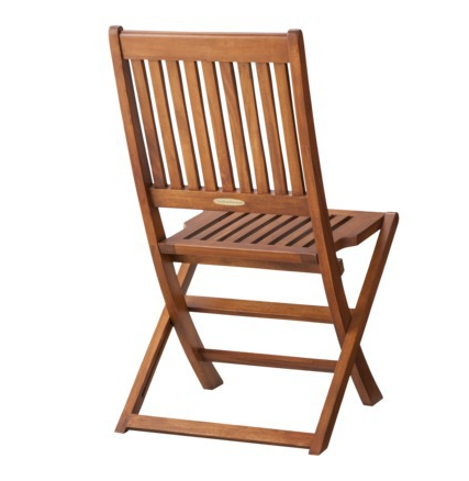Smith Hawken 2 Piece Wood Folding, Patio Furniture Folding Chairs
