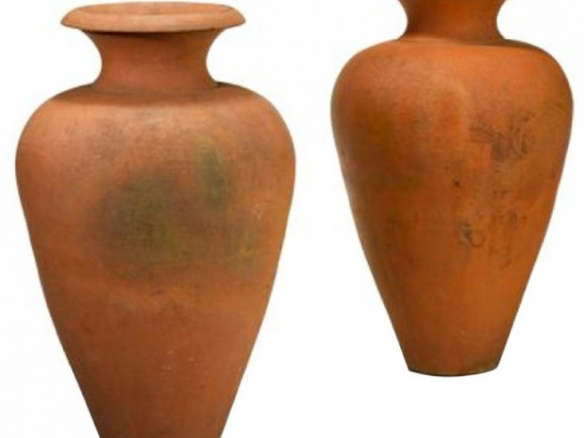 Monumental Enfield Pottery Terra Cotta Urns