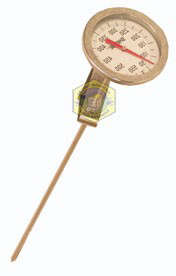 12 in. Wax and Honey Thermometer