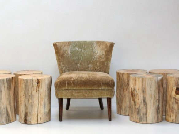 10 Easy Pieces: Tree Stump Stools and Tables