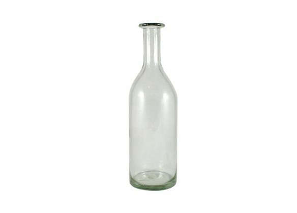 Tall Glass Bottle Vase