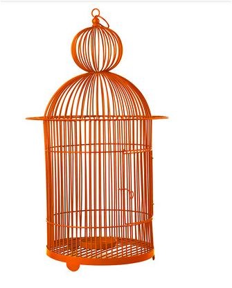 brandstof Gepland Resultaat Pols Potten Sphere Bird Cage - Orange
