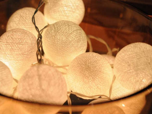 Hanging String Of Light Balls