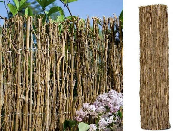 Bamboo Twig Fence