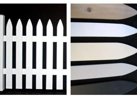 New England Wide Picket Fence