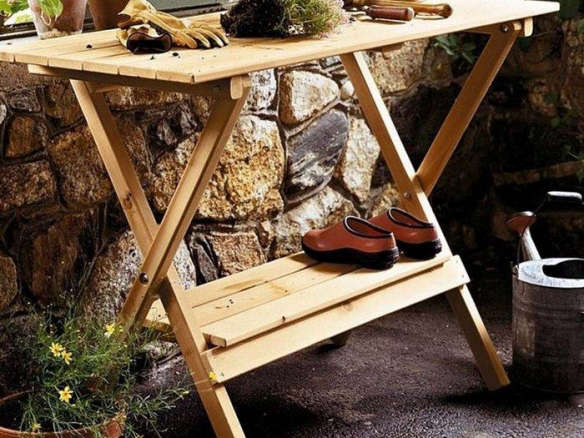 Simple Potting Bench / Console Table
