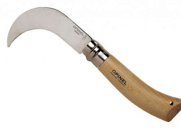 Opinel Beechwood Handle Pruning Knife