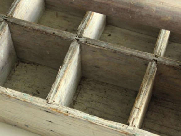Primitive Antique Wooden Handled Crate