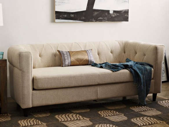 Chester Tufted Upholstered Sofa