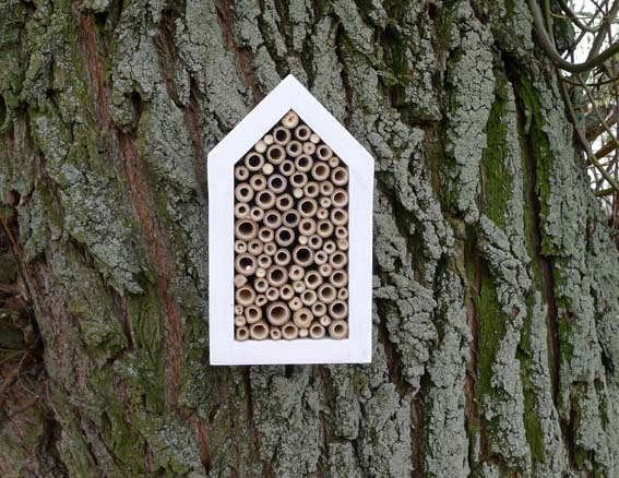 Modern White Eco-Friendly Bee House