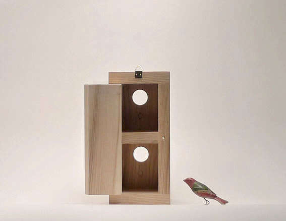 Double Minimalist Bird House