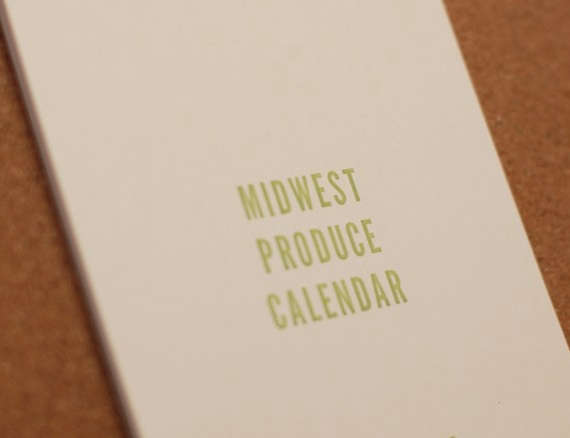 Midwest Produce Calendar