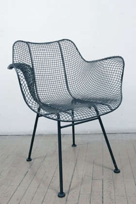 Biscayne Wire Dark Brown Chair