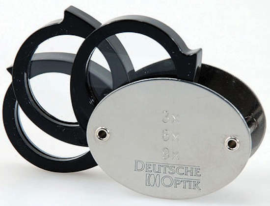 Donegan V341-T Triple Folding Pocket Magnifier