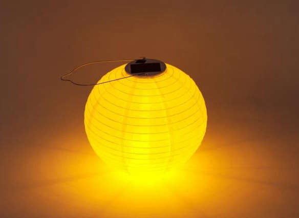 Allsop 30020 10-Inch Round Soji Solar Lantern