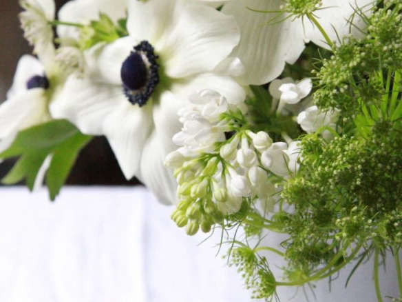 Bouquet of the Week: Splurge on Black and White Anemones