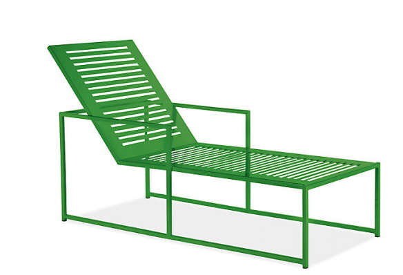 Color in the Garden: A New Chaise Lounge