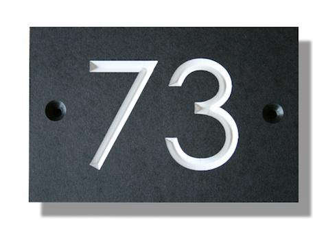 Curb Appeal: House Numbers from Cornwall
