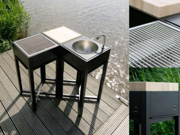 Outdoor Kitchens from a Dutch Designer