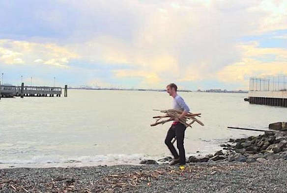 Driftwood Hooks Gathered from the NY Coastline