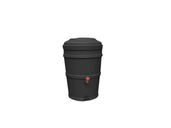 45-Gallon Rain Barrel with Spigot and Rain Gutter Water Diverter