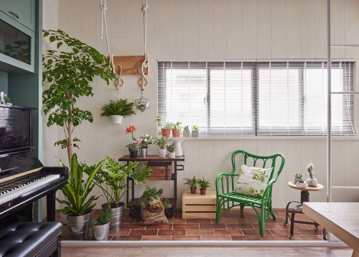 Photograph courtesy of  HAO Design, from Living with Plants: A Family Apartment in Taiwan.