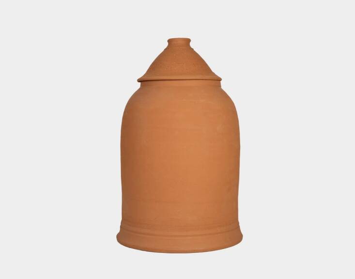 This English Terracotta Forcer, a collaboration between Gardenheir and North Cotswolds-based Whichford Pottery, is available in two sizes (19 and 27 inches tall); $348 and $598 respectively. Each comes with a 10-year frost-proof guarantee.
