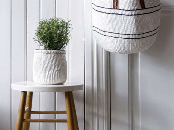 Baskets for Plants: Finnish Design, Handwoven in Africa