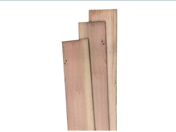 Clear Surfaced 1 Side And 2 Edges Western Red Cedar KD
