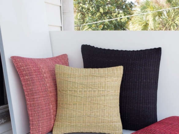 Summer Straw Poll: Basket Weave Pillows from Proud Mary