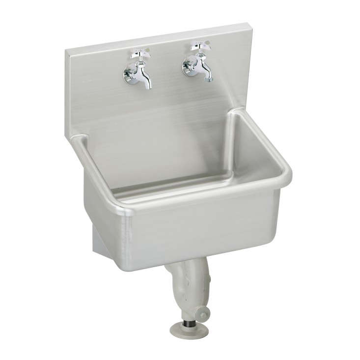 Ss Wall Mounted Service Sink, Wall Hung Outdoor Sink