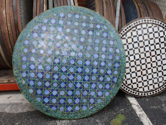 Decorative Mosaic Tile Round Table