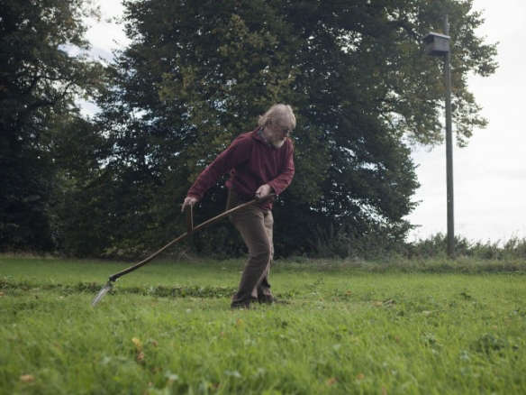 Trend Alert: Mowing the Lawn With a Scythe