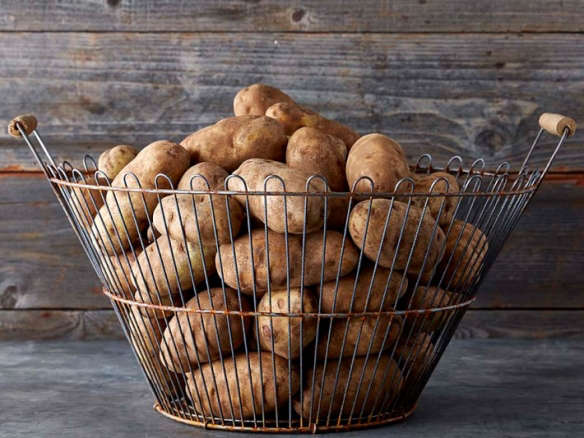 Vintage Potato Basket