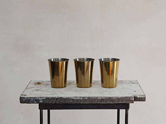 Gold and Stainless Steel-lined “Mini Mule” Tumbler