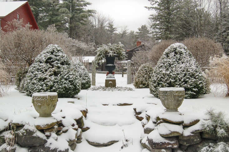 Keep salt away from your garden. Photograph by Joseph Valentine, from Garden Visit: At Home at Juniper Hill Farm in New Hampshire.