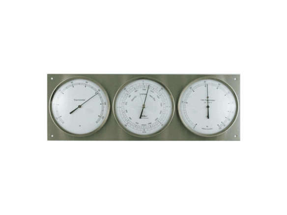 SS Weather Center with Barometer, Hygrometer & Thermometer