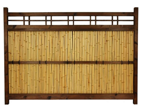 Japanese Bamboo Kumo Fence