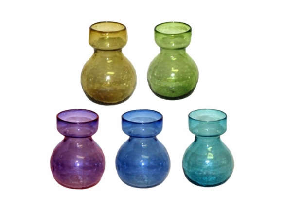 HomArt Recycled Glass Bulb Vase