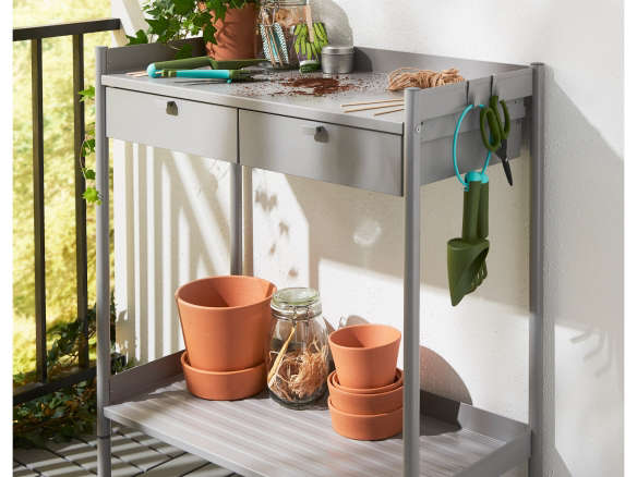 Hindö Shelf Unit w/Cabinet, Indoor / Outdoor