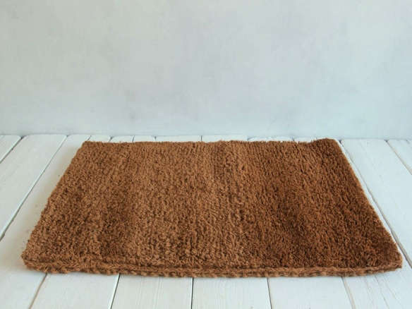 Natural Oversize Door Mat with Braided Edge
