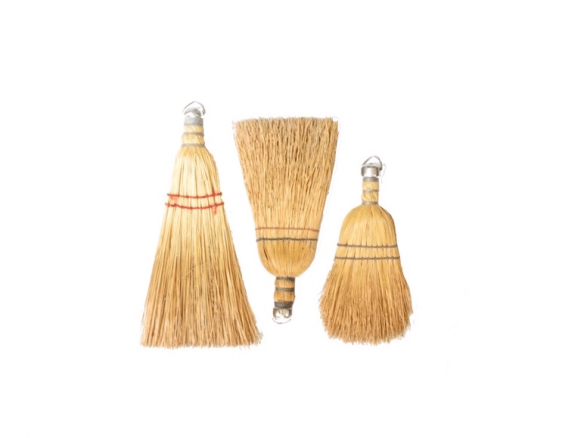 Instant Collection of 3 Vintage Whisk Brooms