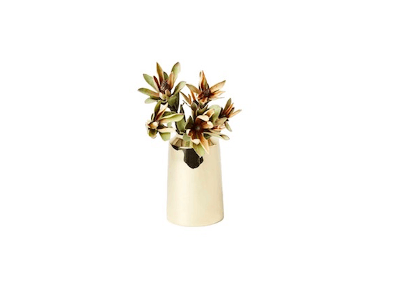 Ink Brass Flower Vase
