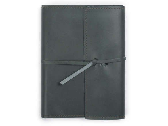 Writers Log Large Refillable Leather Notebook
