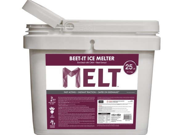 Snow Joe MELT Beet-It 25 lb. Ice Melter with CMA and Beet Extract Bucket