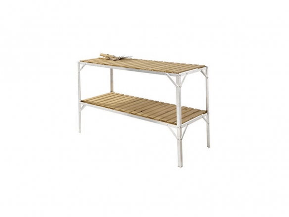 Greenhouse Staging / Bench Wooden Two Tier
