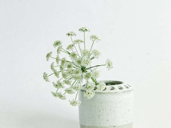 Ceramic Flower Frog / Vase